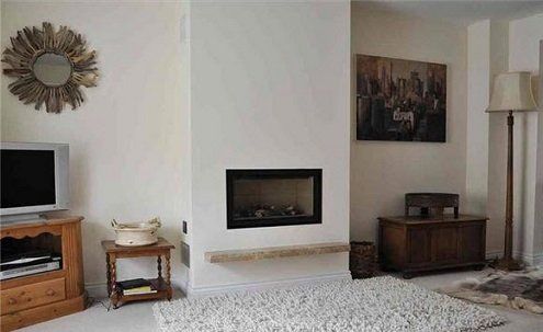 Hole in the wall fireplace