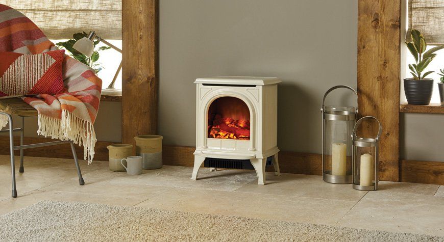 Huntingdon 20 electric stove in ivory