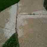 damaged walkway