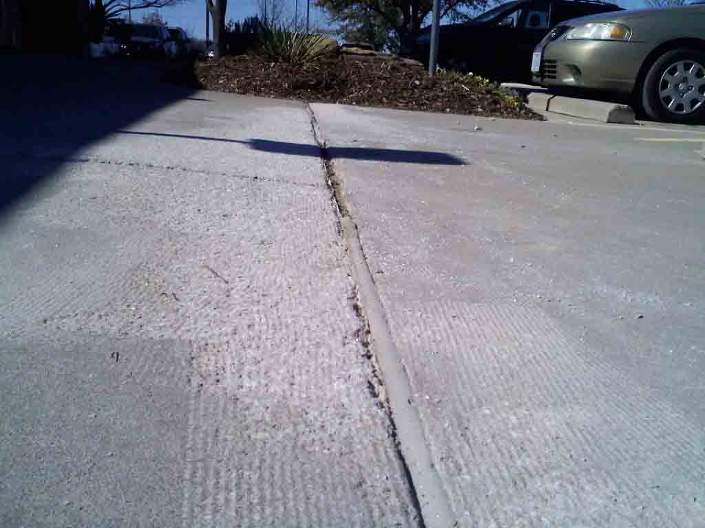 broken concrete