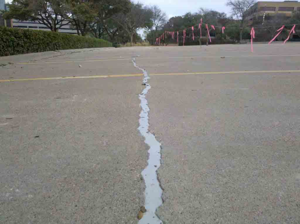 damaged concrete