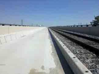 concrete roadway