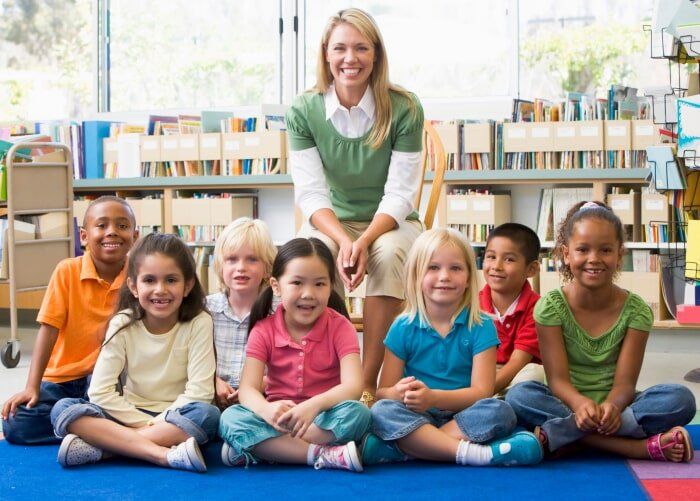 Teacher and Students in Tallahassee, FL