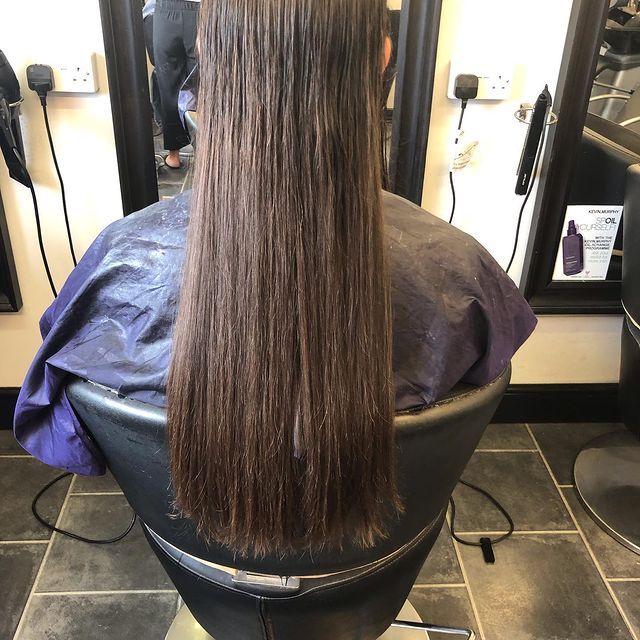 long brown hair