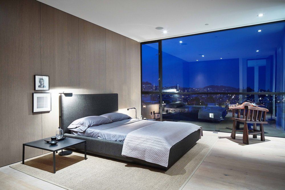 Bedroom featuring our custom craft cabinets.