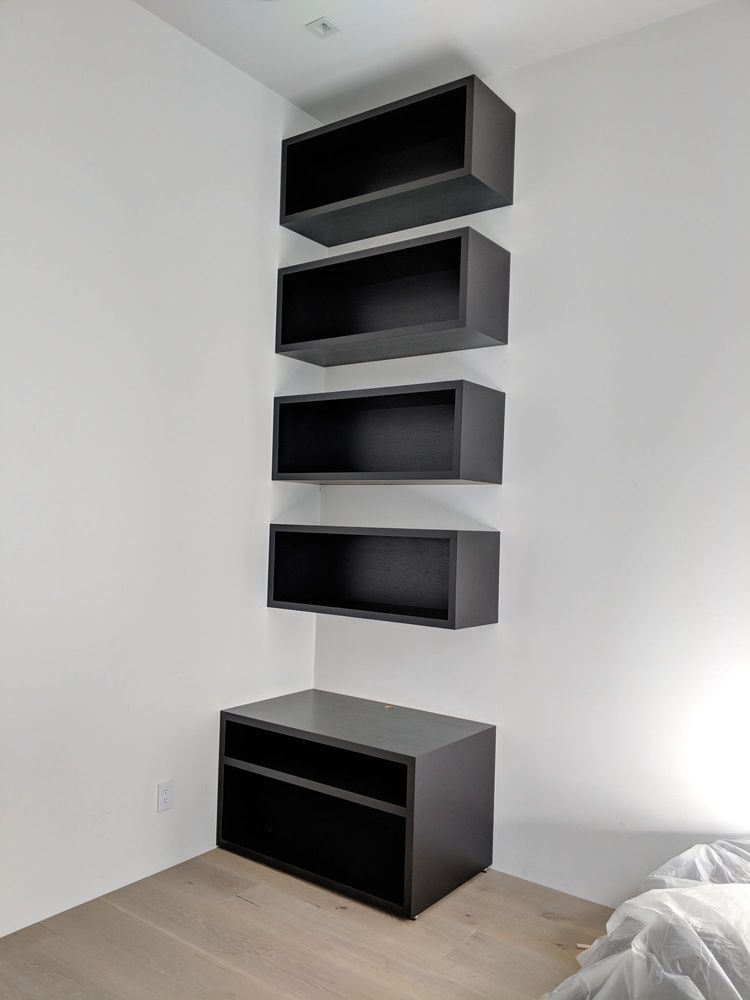 Unique storage space for bedroom in San Francisco, CA home.