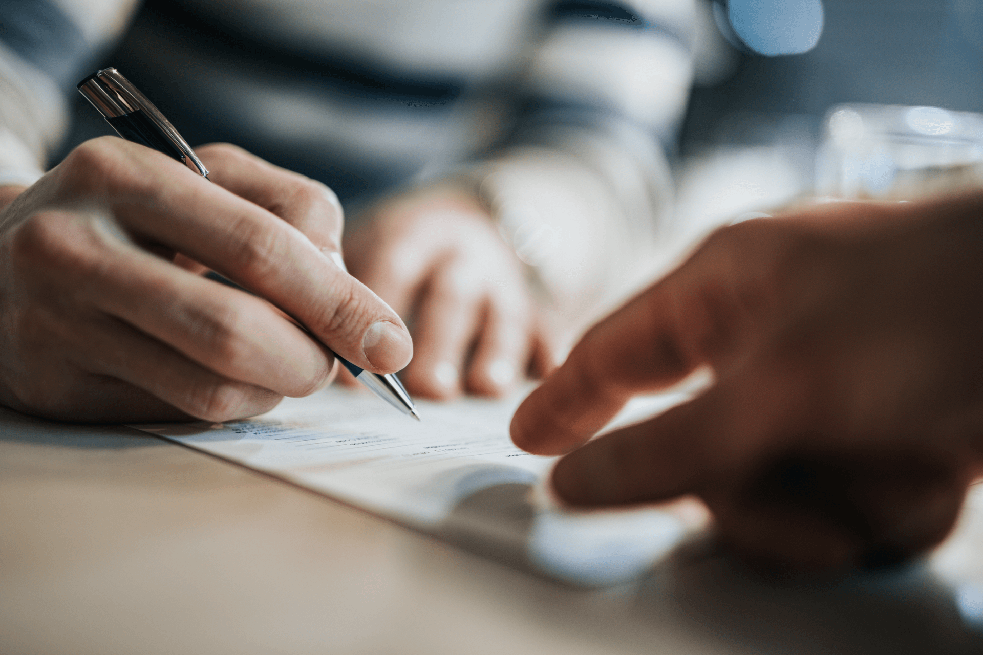 people writing