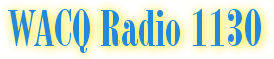 WACO Radio 1130 logo in blue text on a yellow background