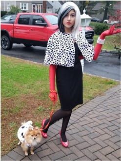 Pom 101 Dalmatians costume, duo