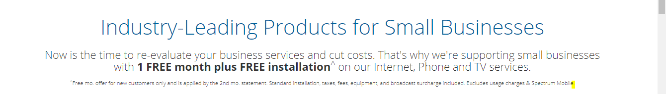 A blurred image of a text that says industry leading products for small businesses.