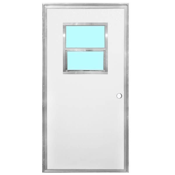 White Fiberglass Slider Back Door — Lafayette, LA — G & J Mobile Home & RV Supplies