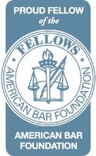 American College of Trial Lawyers The logo for the proud fellow of the american bar foundation.