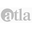 Top Lawyers in Arkansas A gray and white logo for a company called atlas.