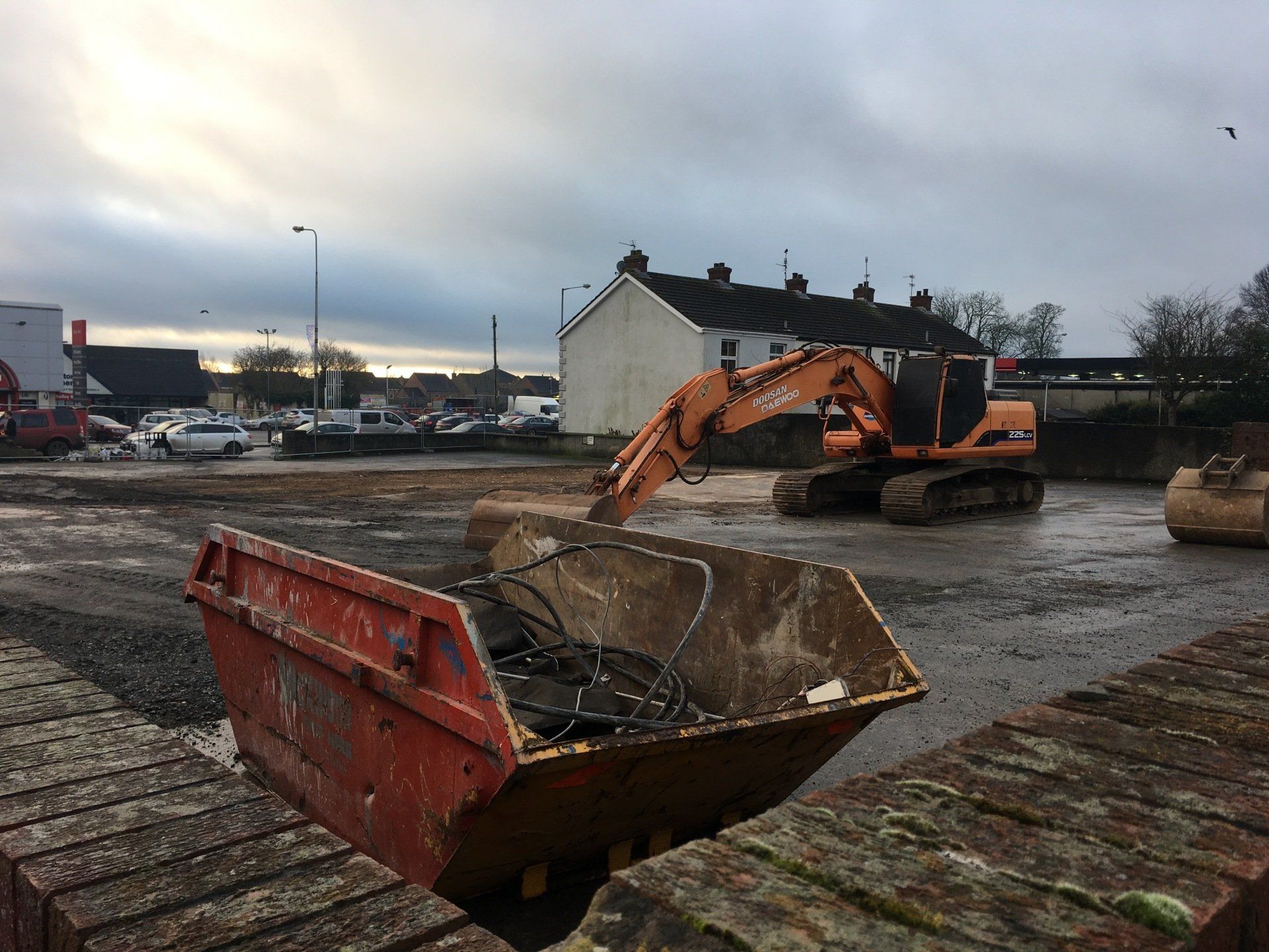 Photograph of the cleared site of Moira Methodist Church, December 2017