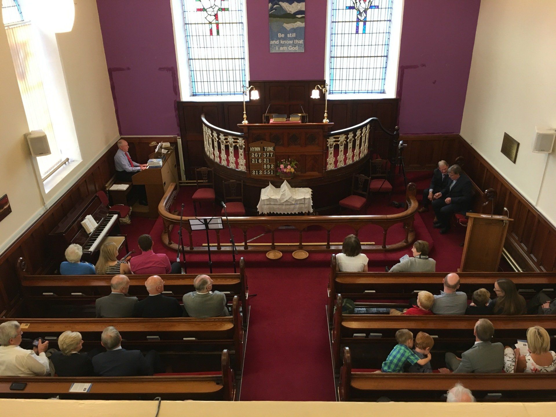 Photograph of Moira Methodist Church, 1822 - 2017 Building Interior