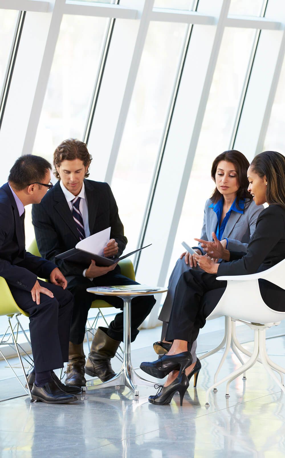 team having a meeting