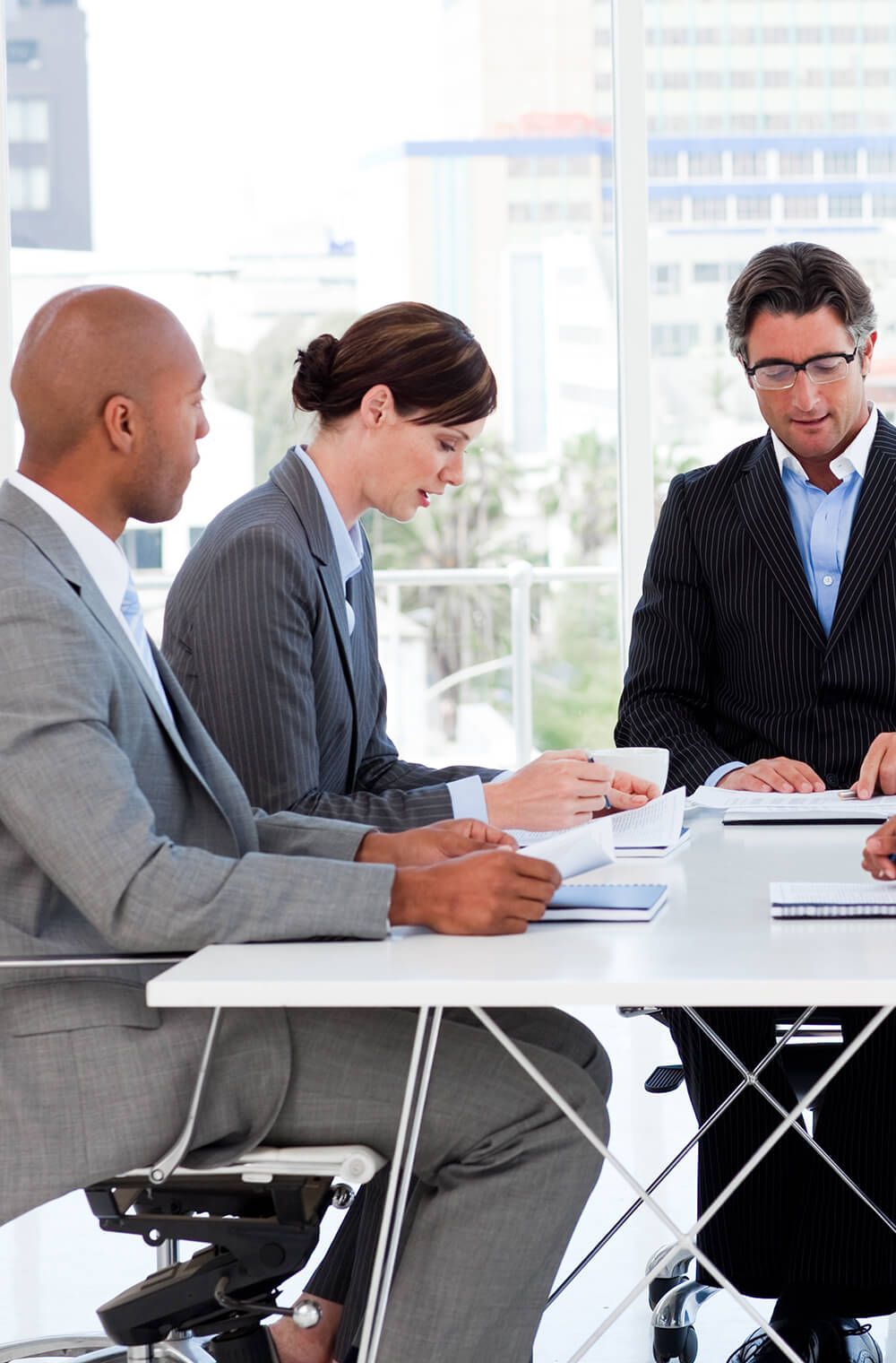 team having a meeting