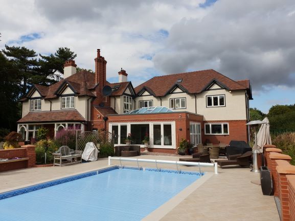 house with pool