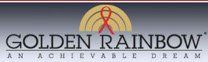 Golden Rainbow logo with rainbow symbol and text 