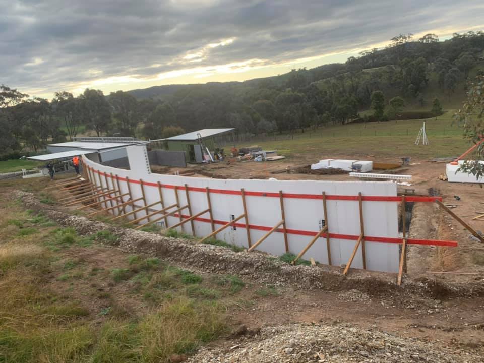 Rural Concrete Under Construction — Jaycee’s Constructions In Mudgee NSW