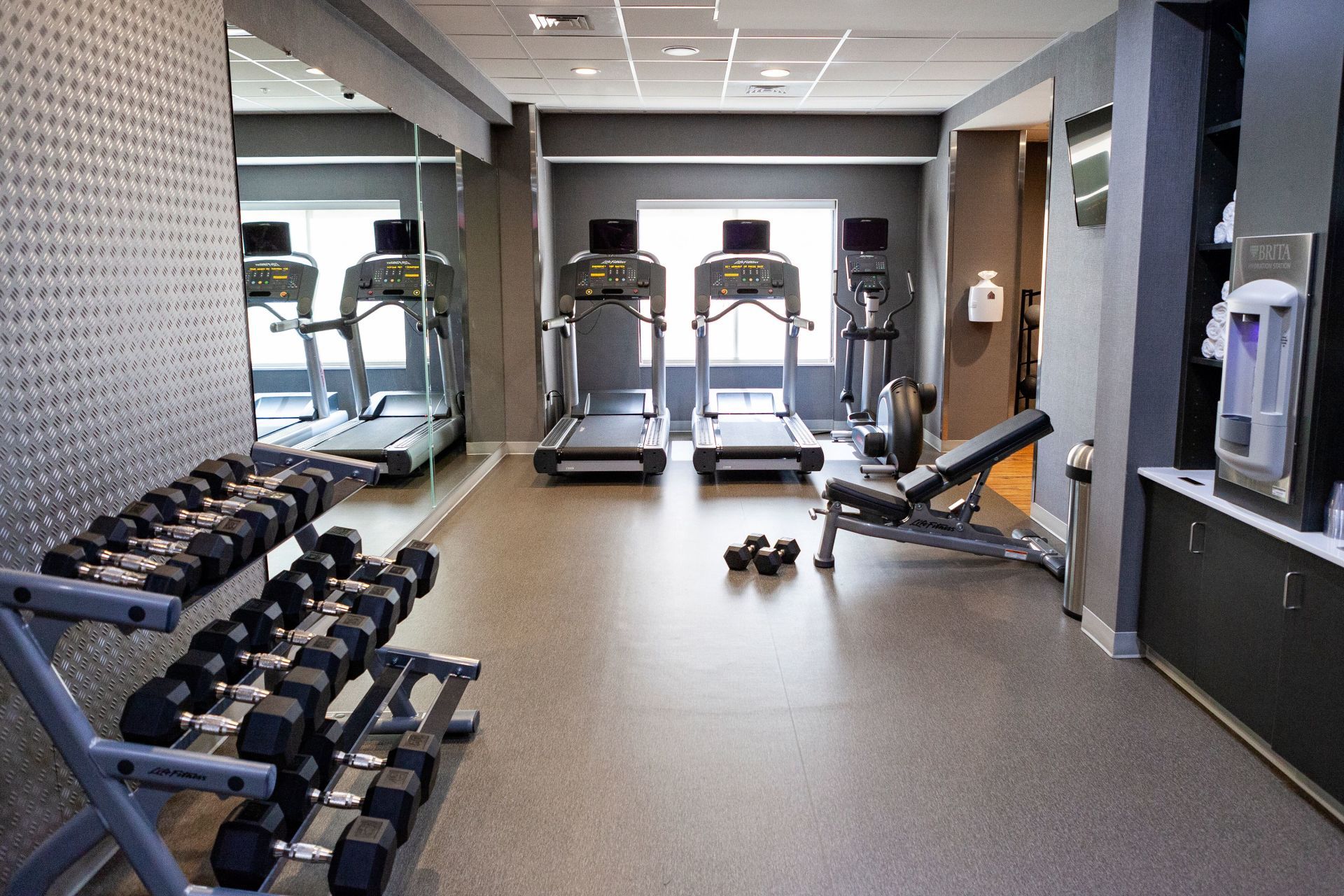 Gym at Fairfield Inn & Suites by Marriott
