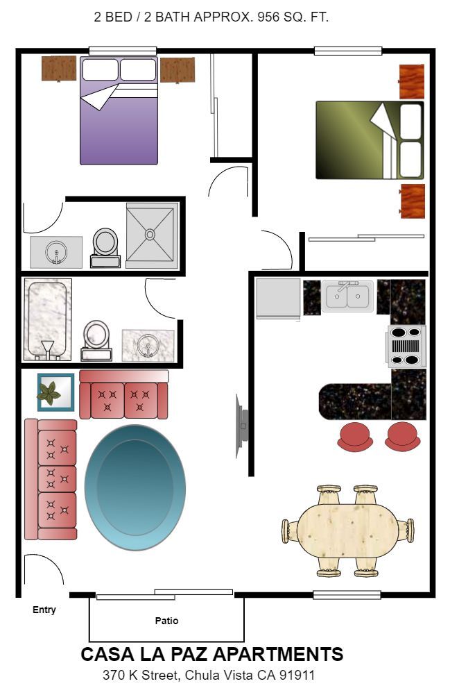 casa la plaz floor plan