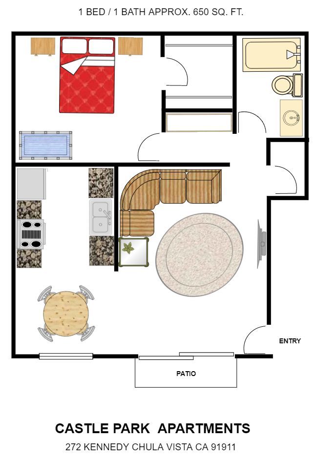 castle park floor plan