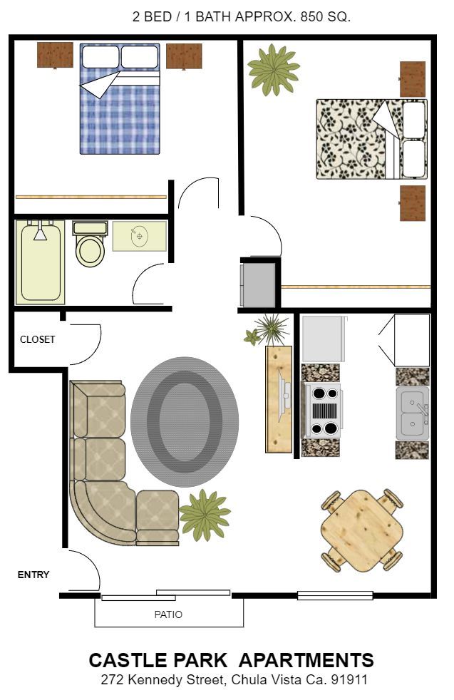 castle park floor plan