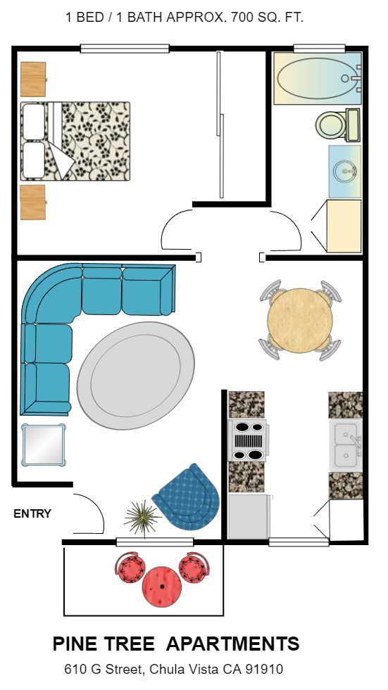 pine tree floor plan