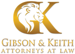 Gold logo: Lion's head within the letters 