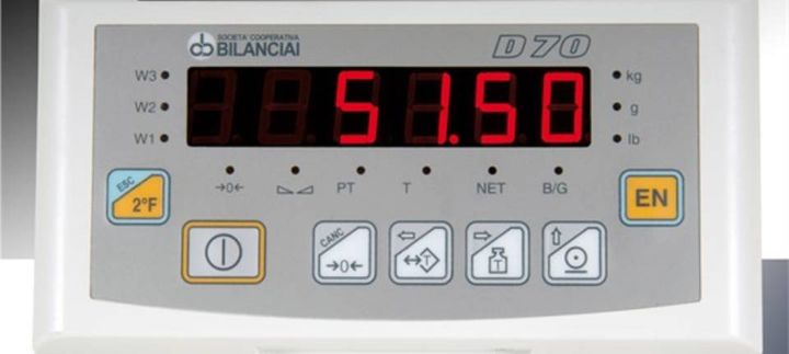 TERMINALI ELETTRONICI E STAMPANTI TERMINALE ELETTRONICO D70E comandi