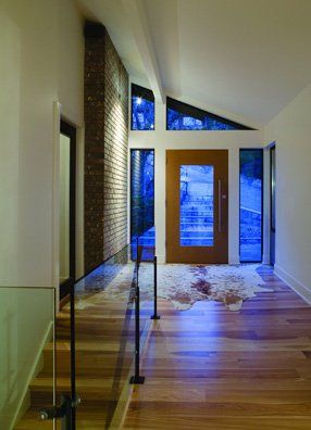 Flooring Services - MIKE BADDELEY Ltd - York, Yorkshire - Contemporary hallway with wooden floors
