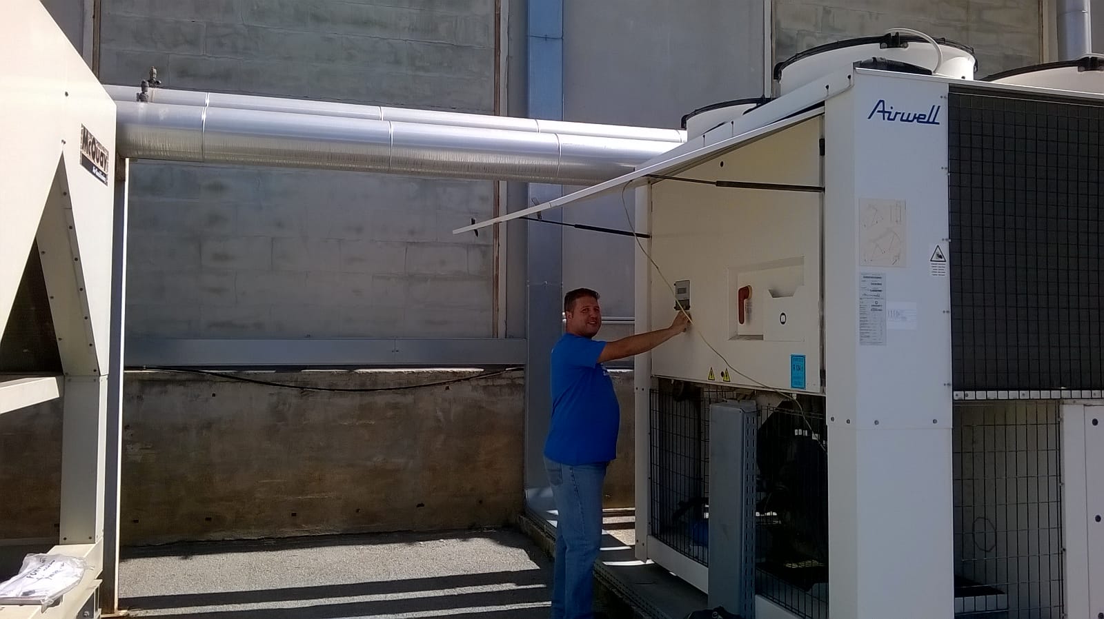 Riparazione Chiller Daikin  1 megawatt
