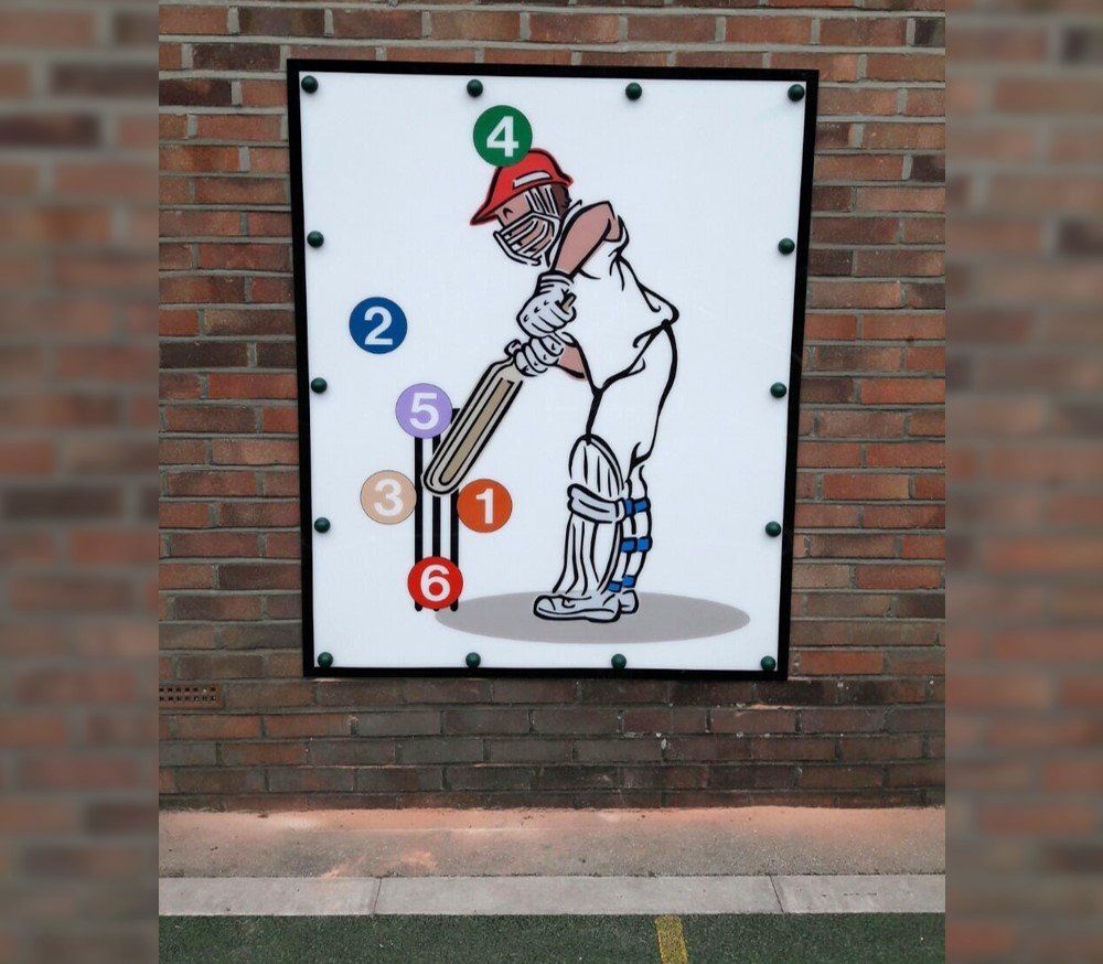 Large playground cricketer