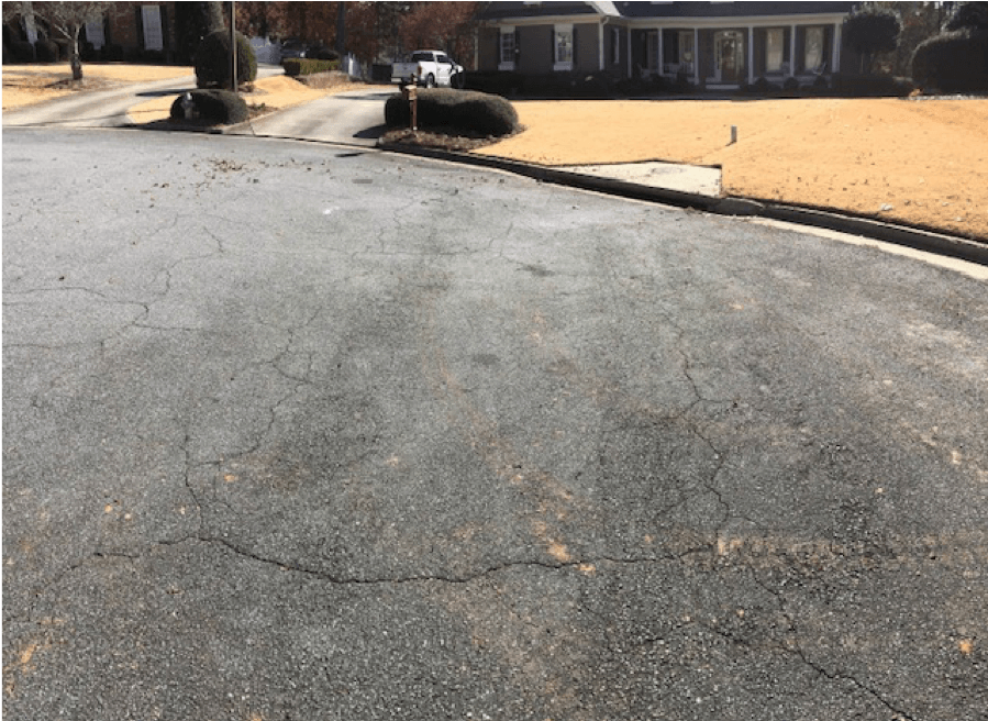 Job site after the log pick up and clean up of debris