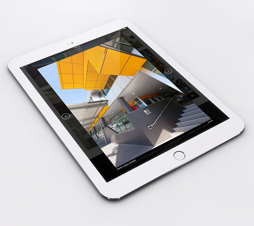 8i Architect gallery image viewed on an iPad