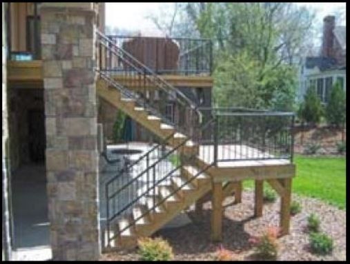 Iron Interior and Exterior Railings — Custom Deck Rail 2 in Greensboro, NC