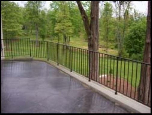 Aluminum Railing — Patio Rail 2 in Greensboro, NC