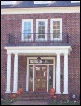 Custom Iron Shutters — Decorative Loggia Rail in Greensboro, NC