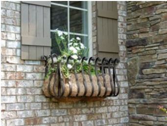 Decorative Loggia Rail — Forged Window Box in Greensboro, NC