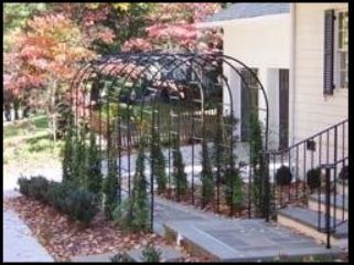 Forged Interior Wrought — Sidewalk Arbor 1 in Greensboro, NC