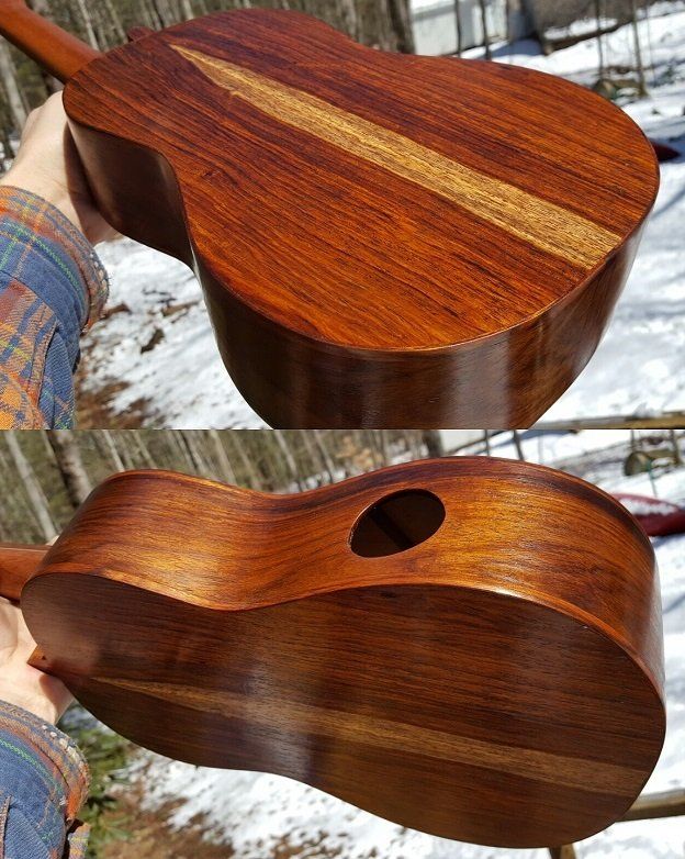 Custom uker Ukulele with shellac finish