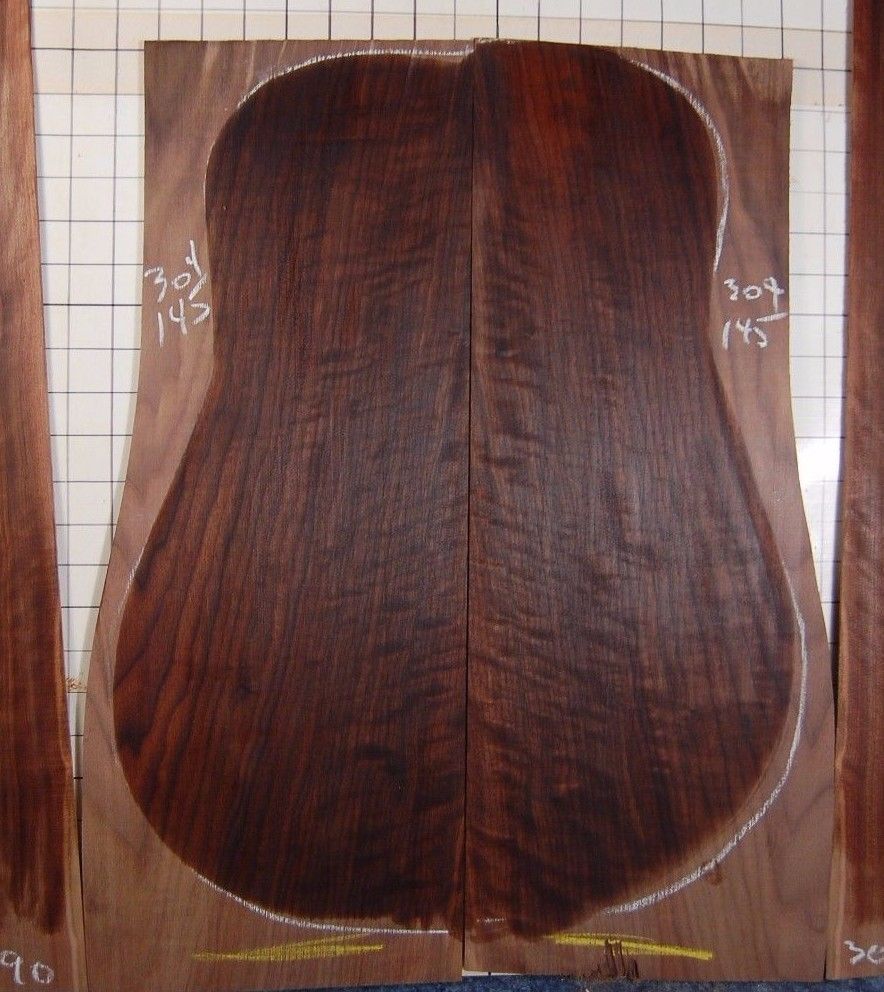 Eastern Black Walnut Walnut back and sides / guitar