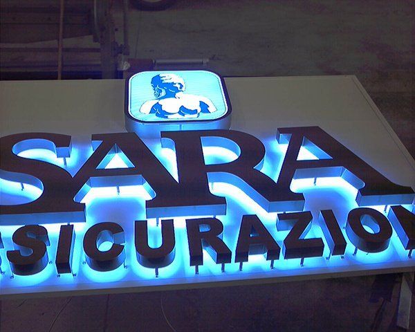 Logo con neon