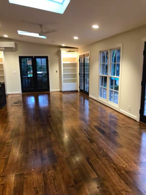 new wooden floors