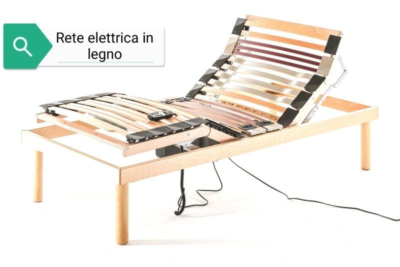 rete elettrica con struttura in legno