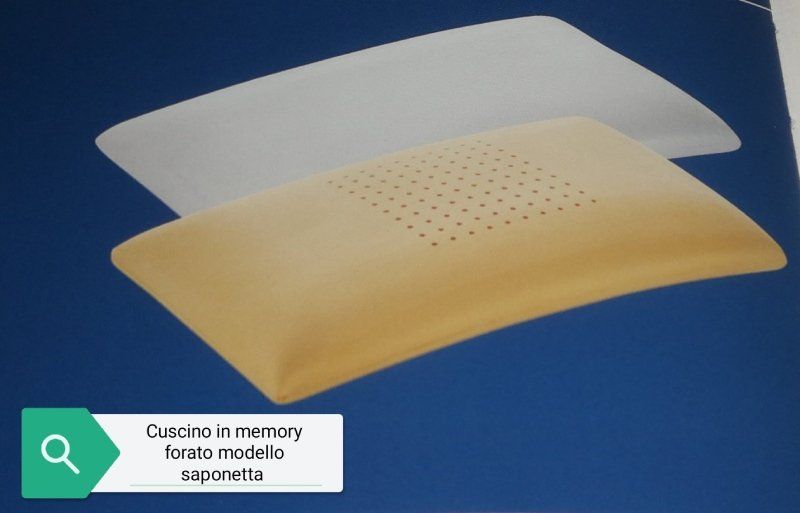 cuscino in memory forato