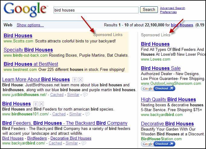 Google Search Engine Results Page