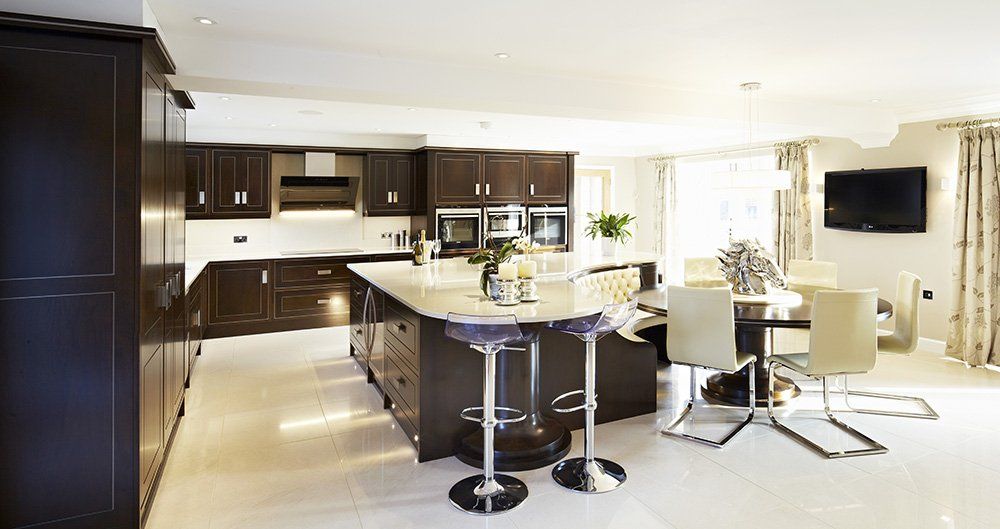 Contemporary Black Walnut kitchen design