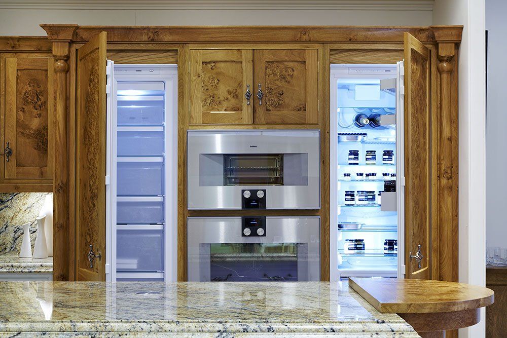 Fridge and oven